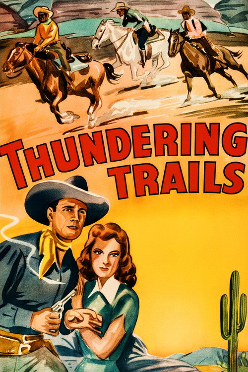 Movie poster for Thundering Trails (1943)