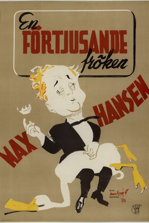 Movie poster for En förtjusande fröken (1945)