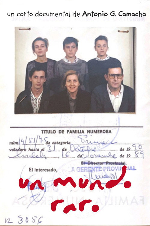 Movie poster for Un mundo raro (2024)