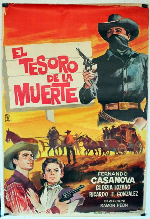 Movie poster for El tesoro de la muerte (1954)