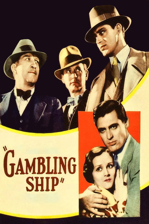 Movie poster for Gambling Ship (1933)