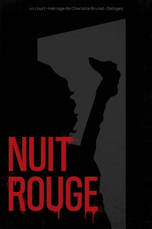 Movie poster for NUIT ROUGE (2025)