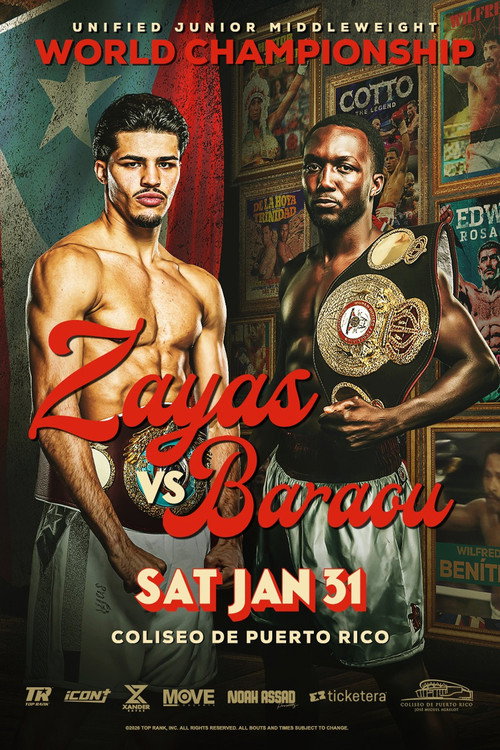 Movie poster for Xander Zayas vs. Abass Baraou (2026)