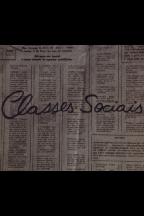 Movie poster for Classes Sociais (1982)