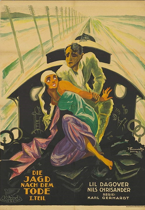 Movie poster for Die Jagd nach dem Tode - 1. Teil (1920)