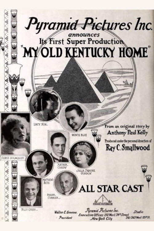 Movie poster for My Old Kentucky Home (1922)