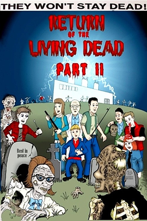 Movie poster for They Won't Stay Dead: A Look at 'Return of the Living Dead Part II' (2011)