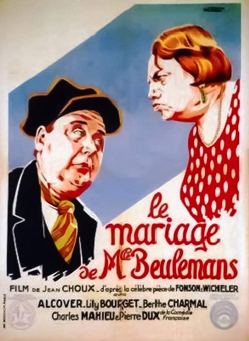 Movie poster for The Wedding of Miss Beulemans (1932)