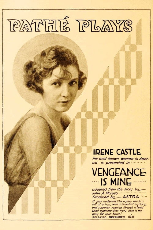 Movie poster for Vengeance Is Mine (1917)