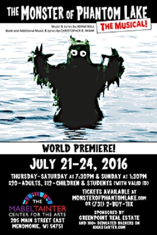 Movie poster for The Monster of Phantom Lake: The Musical! (2017)