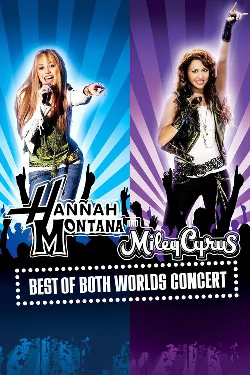 Movie poster for Hannah Montana & Miley Cyrus: Best of Both Worlds Concert (2008)