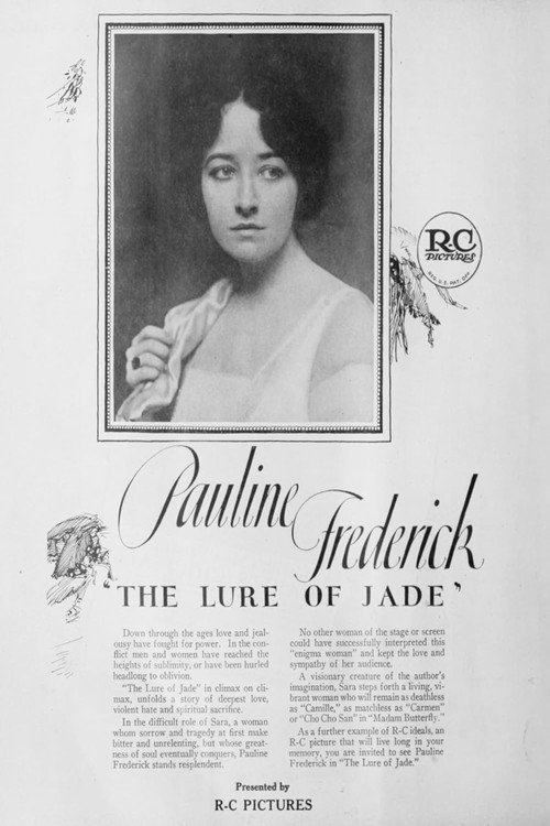Movie poster for The Lure of Jade (1921)