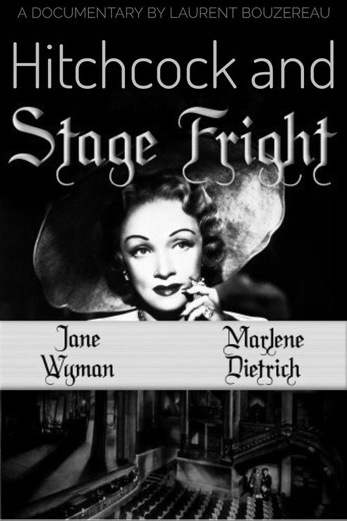 Movie poster for Hitchcock and 'Stage Fright' (2004)