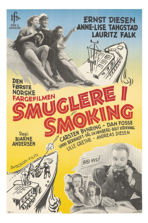 Movie poster for Smuglere i smoking (1957)