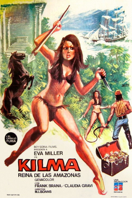 Movie poster for Kilma, Queen of the Amazons (1976)