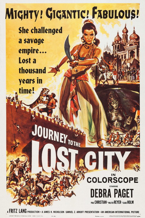 Movie poster for Journey to the Lost City (1960)