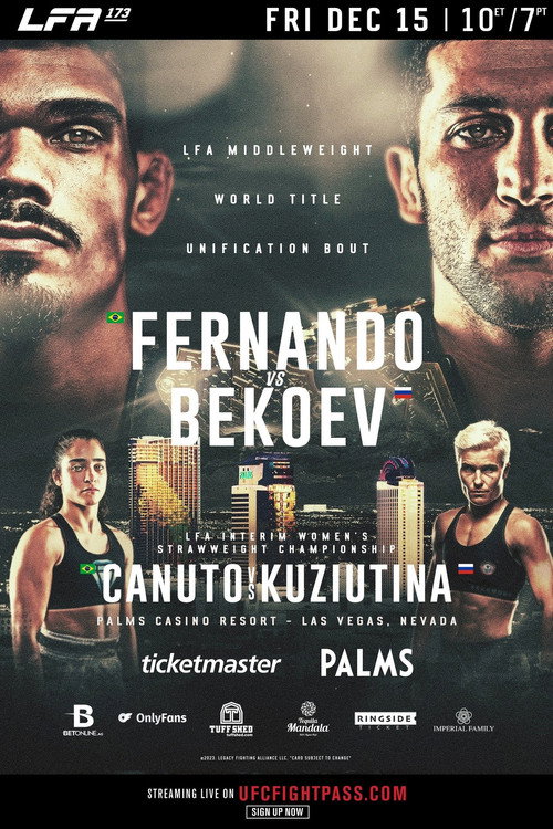 Movie poster for LFA 173: Fernando vs. Bekoev (2023)