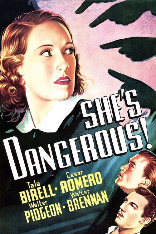 Movie poster for She's Dangerous (1937)