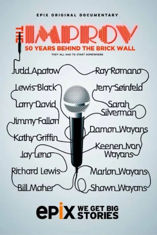 Movie poster for The Improv: 50 Years Behind the Brick Wall (2013)