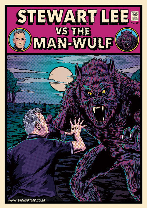 Movie poster for Stewart Lee vs The Man-Wulf (2024)