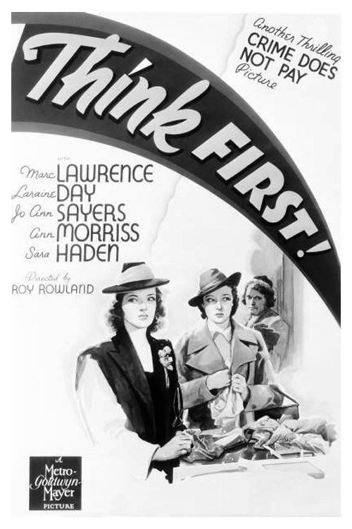 Movie poster for Think First (1939)