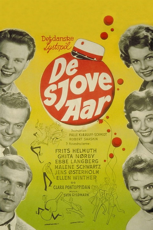 Movie poster for De sjove aar (1959)