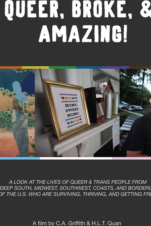 Movie poster for Queer, Broke & Amazing! (2022)