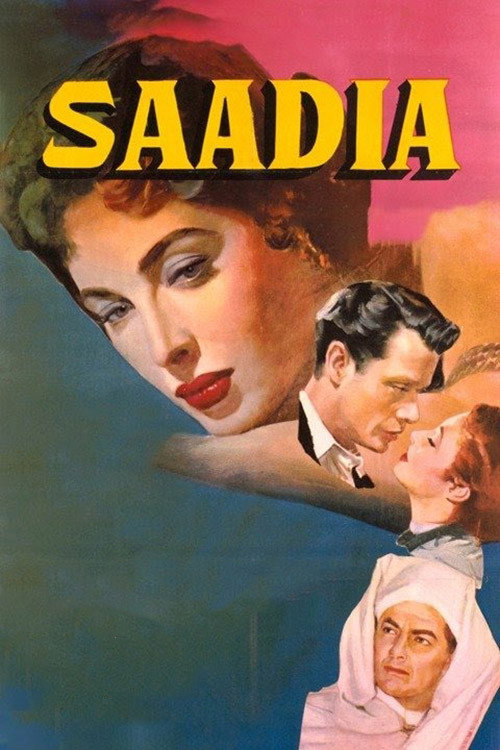 Movie poster for Saadia (1953)