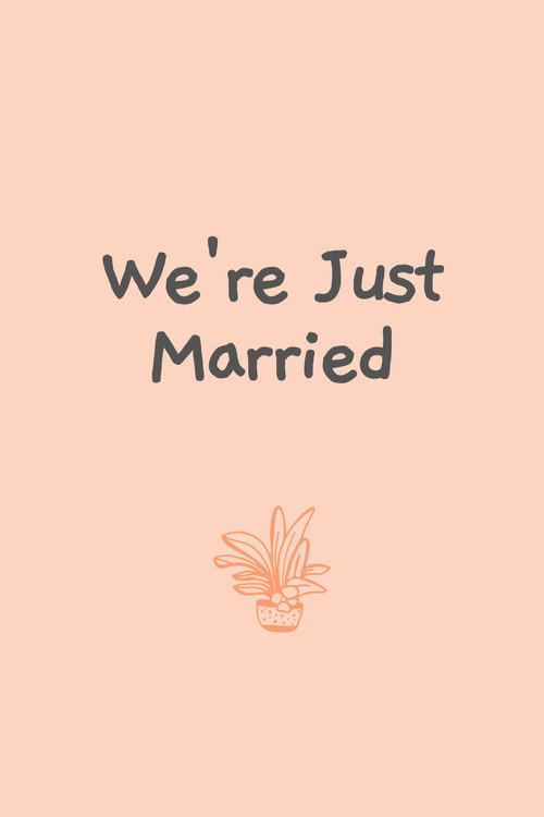 Movie poster for We're Just Married