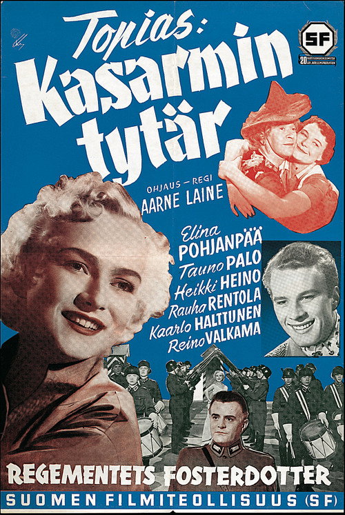Movie poster for Kasarmin tytär (1954)
