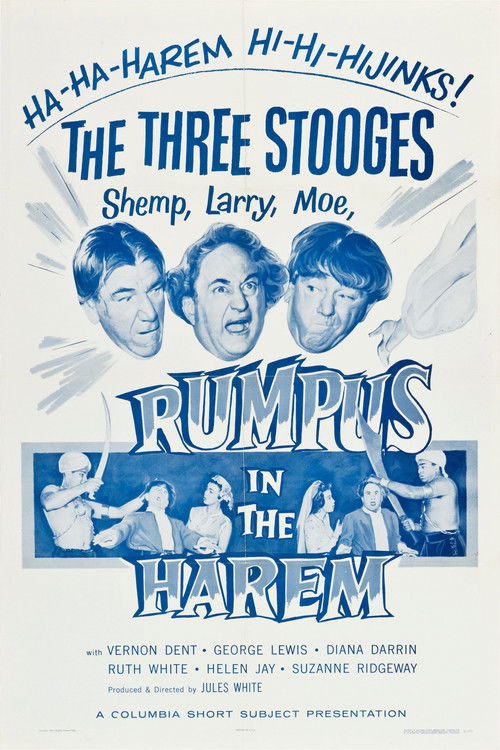 Movie poster for Rumpus in the Harem (1956)