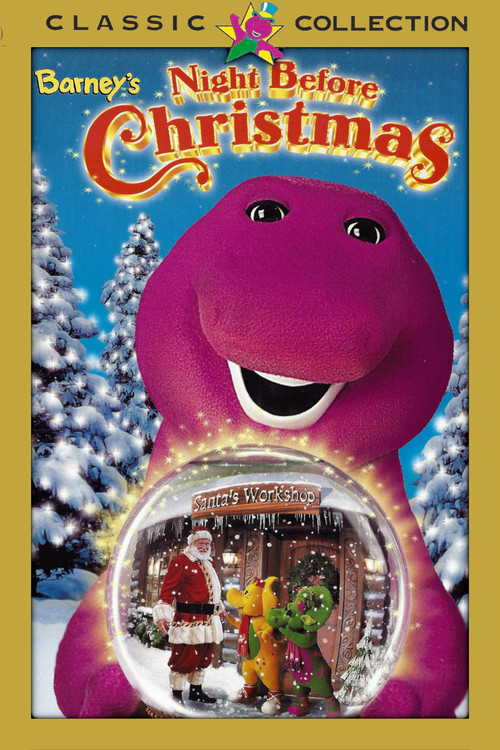 Movie poster for Barney's Night Before Christmas (1999)