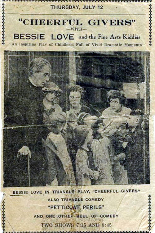 Movie poster for Cheerful Givers (1917)