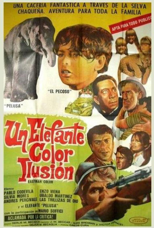 Movie poster for Un elefante color ilusión (1970)