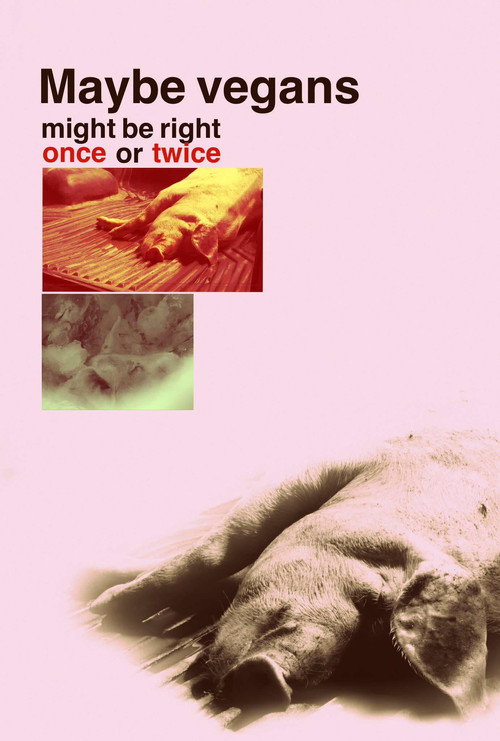 Movie poster for Maybe vegans might be right once or twice (2024)