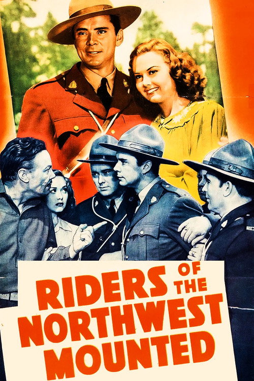 Movie poster for Riders of the Northwest Mounted (1943)