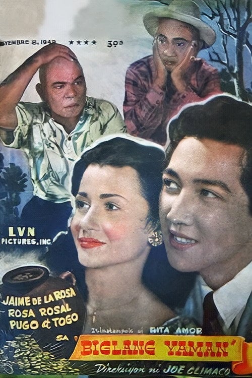 Movie poster for Biglang Yaman (1949)