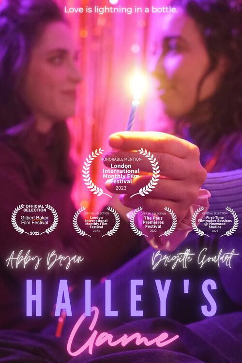 Movie poster for Hailey's Game (2022)