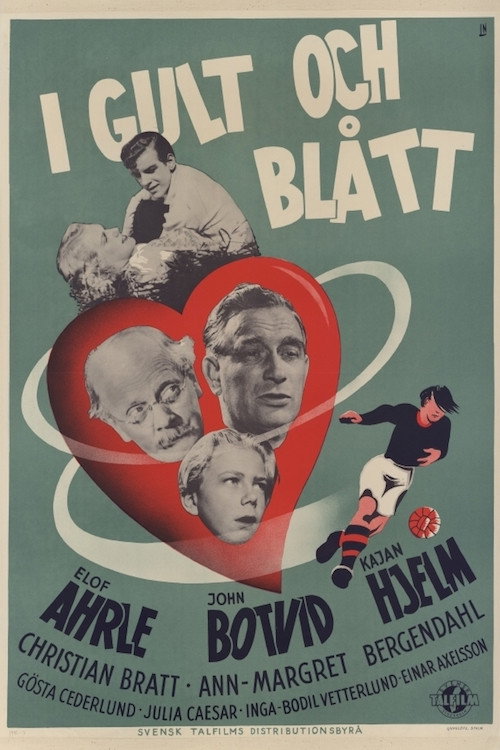 Movie poster for I gult och blått (1942)