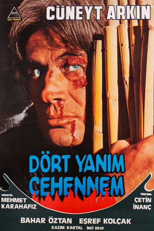 Movie poster for Dört Yanım Cehennem (1982)