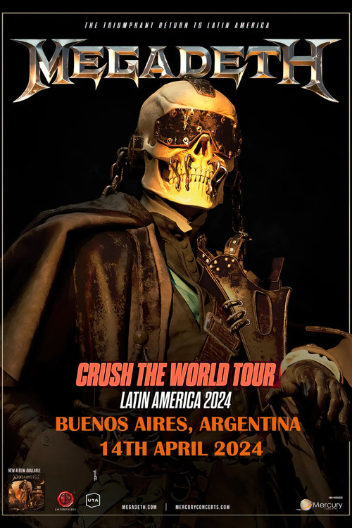 Movie poster for Megadeth - Crush the World: Live at Buenos Aires 2024 (Night 2)