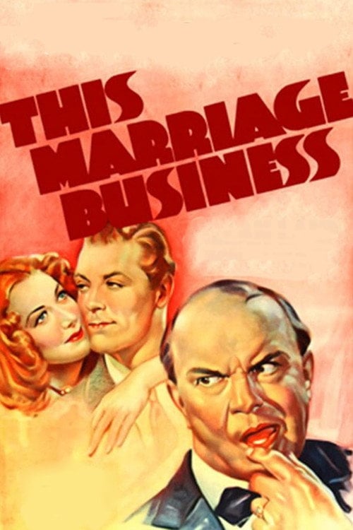 Movie poster for This Marriage Business (1938)