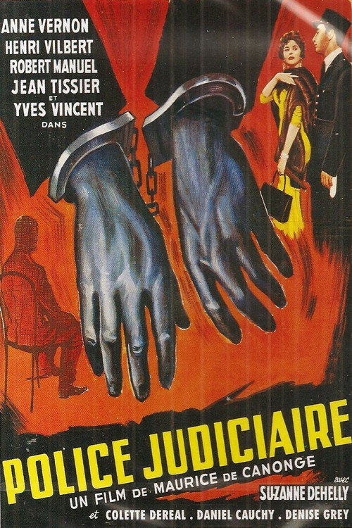 Movie poster for Police Judiciaire (1957)