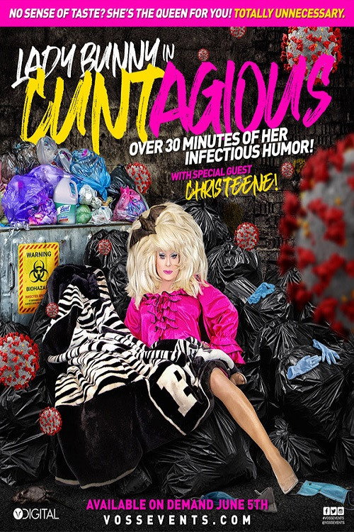 Movie poster for Lady Bunny in Cuntagious (2020)