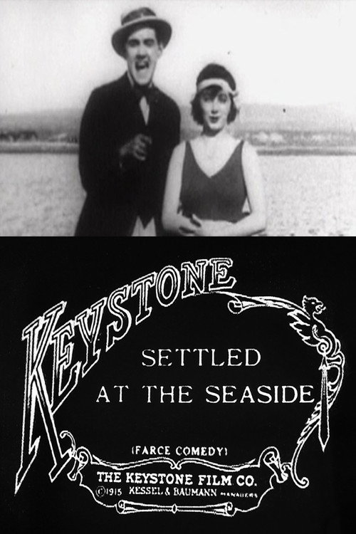 Movie poster for Settled at the Seaside (1915)