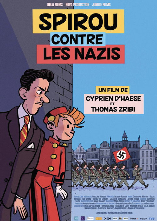 Movie poster for Spirou contre les nazis (2026)