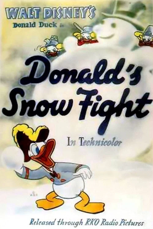 Movie poster for Donald's Snow Fight (1942)