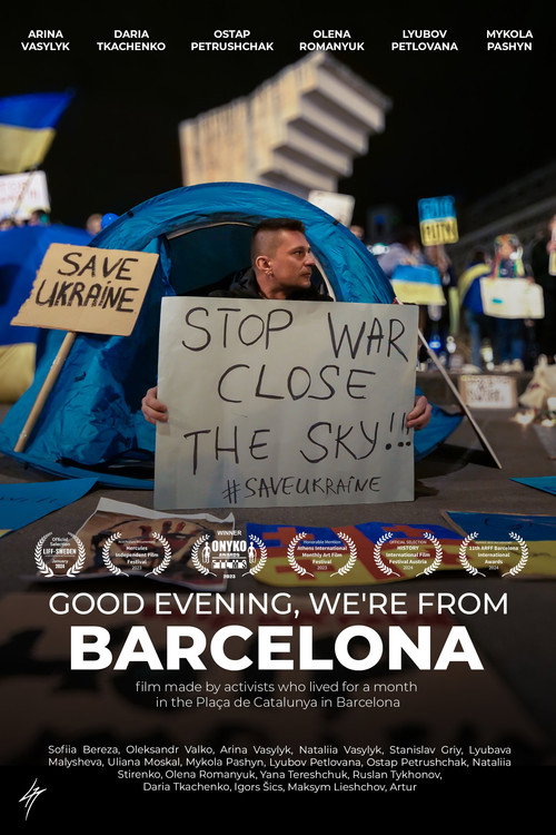 Movie poster for Good evening, we're from Barcelona (2023)