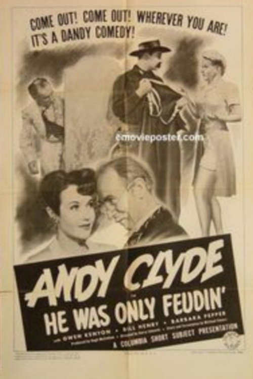Movie poster for He Was Only Feudin' (1943)