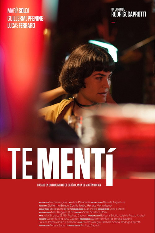 Movie poster for Te mentí (2022)